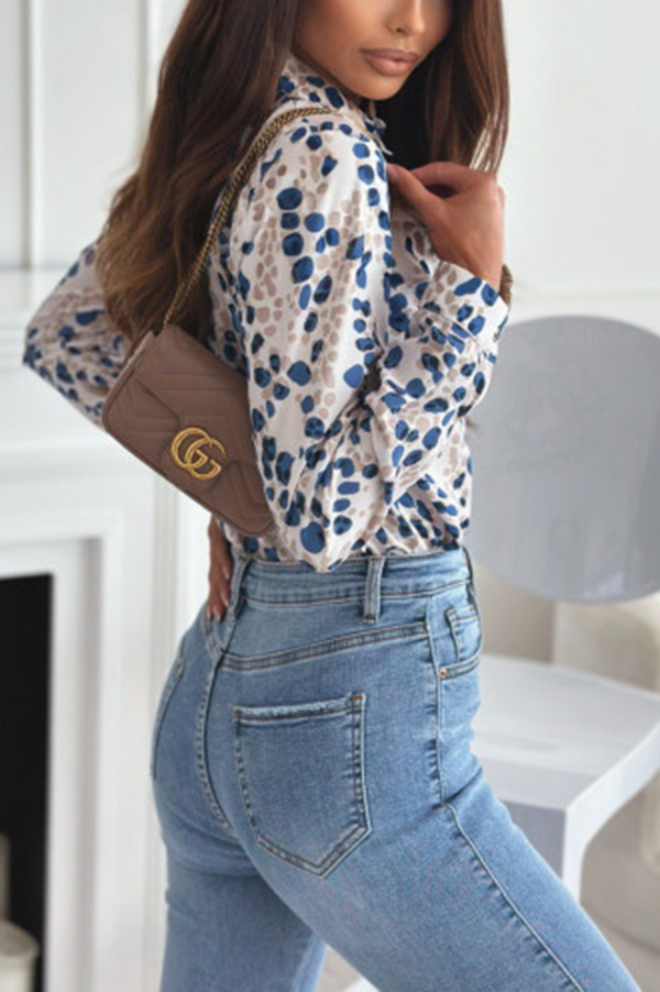 Fashion Printed Long Sleeve Casual Shirt-consonak