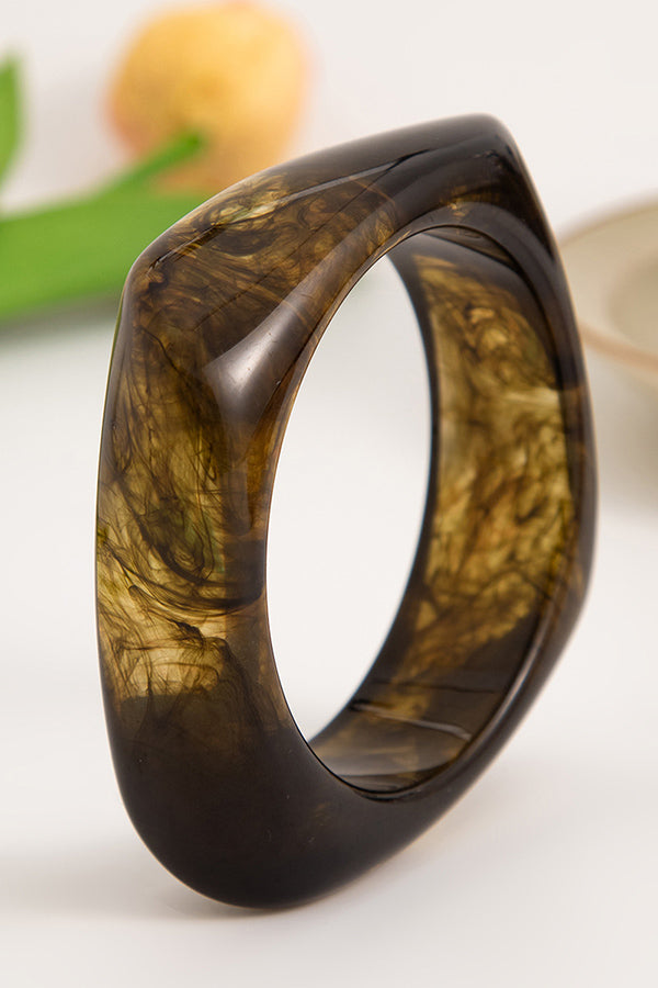 Simple Irregular Geometric Shape Acrylic Bracelet-consonak