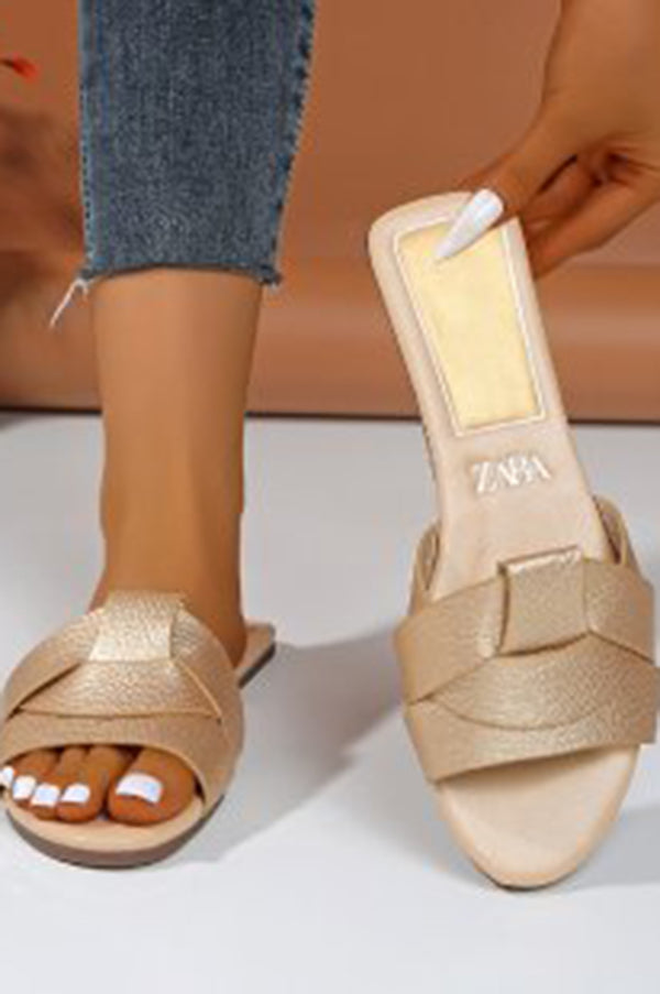 Fashion Cross Flat Versatile Sandals | Consonak