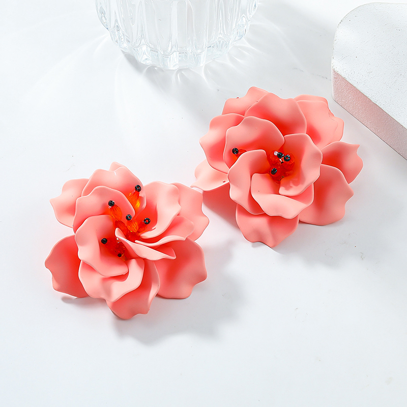 Bohemian Resort Style Handmade Floral Earrings-consonak