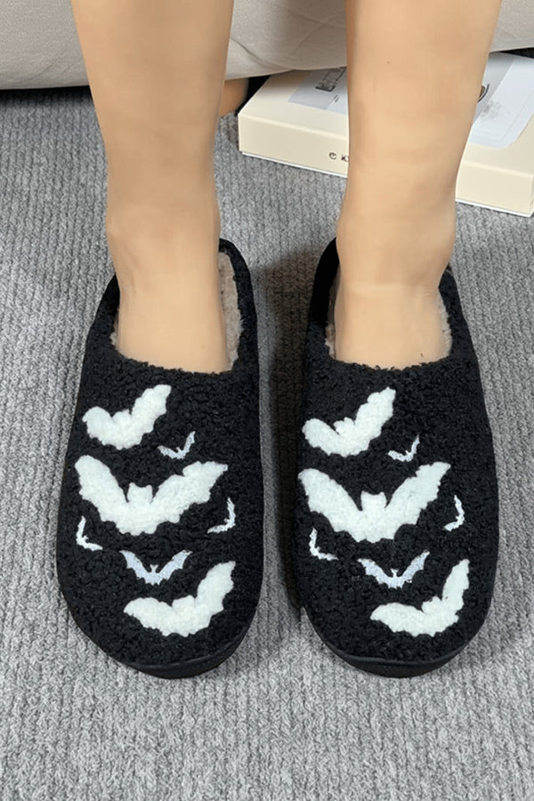 Halloween Suede-Texture Cotton Slippers-Consonak
