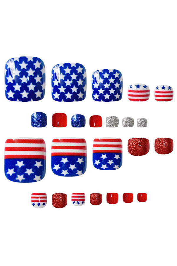 Independence Day Pattern Fashion Nail Art-consonak