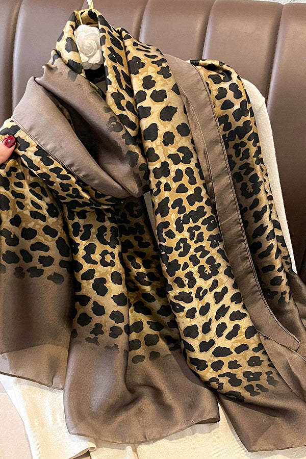 Elegant Imitation Silk Oversized Shawl Scarf-consonak