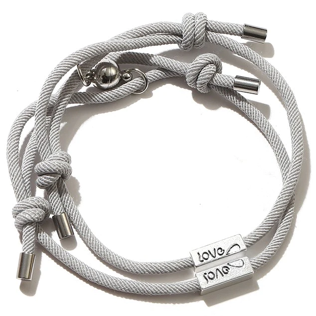 Alloy Love Eachother Couple Bracelet-consonak