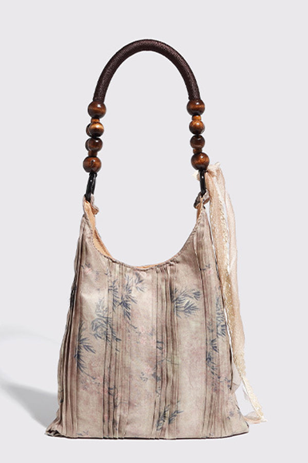 Fashion Tie-dye Rose Flower Shoulder Bag-consonak