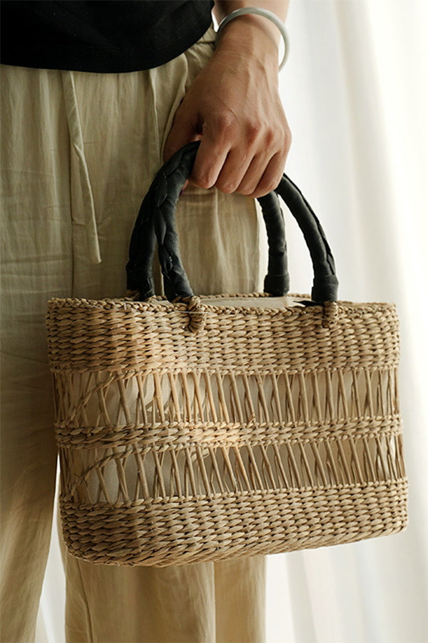 Nordic Style All-match Straw Handbag-consonak