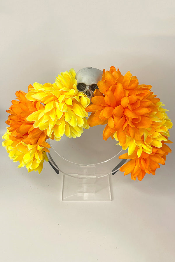 Halloween Flower Skull Headband | Consonak
