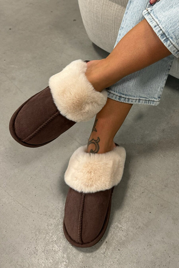 Warm Home Plush Cotton Slippers-consonak