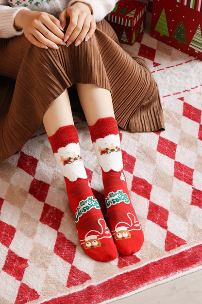 Christmas Cute Pattern Warm Socks-consonak