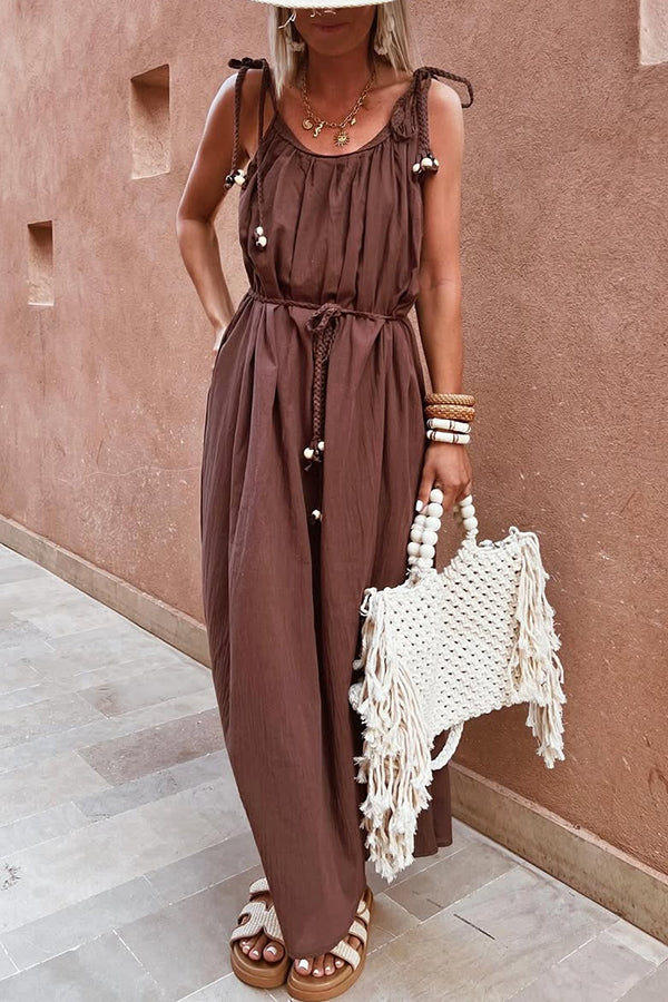 Fashion Woven Open Tassel Tote-consonak