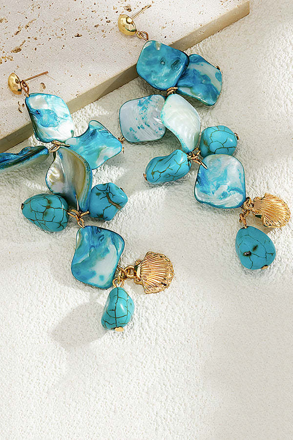 Resort Style Summer Starfish Shell Pearl Jewelry-consonak