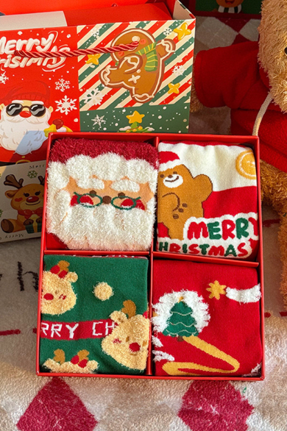 Christmas Cute Pattern Warm Socks-consonak
