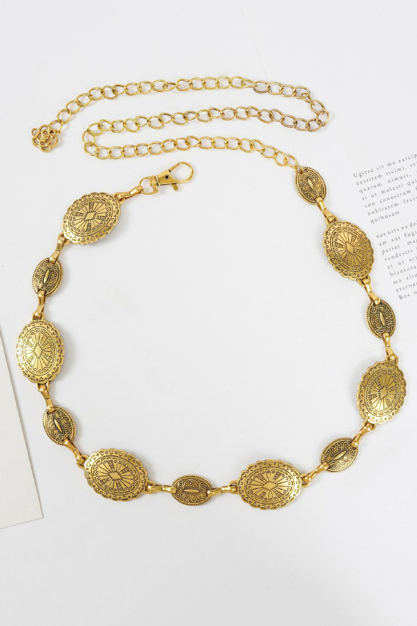 Bohemian Ethnic Style Metal Waist Chain-consonak