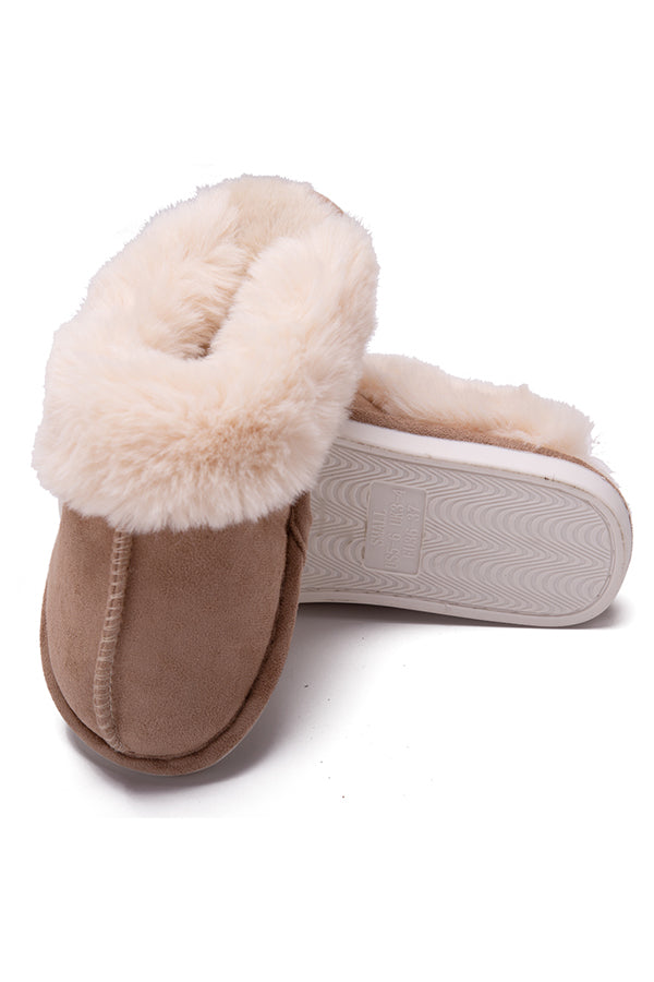 Warm Home Plush Cotton Slippers-consonak