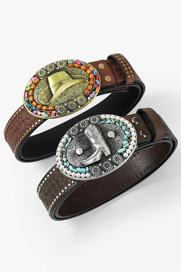 Retro Western Cowboy Style Waist Belt | Consonak