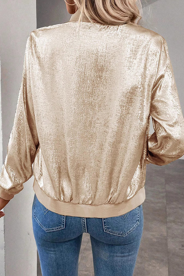 Stylish Loose-fitting Long-sleeved Zipper Casual Jacket | Consonak