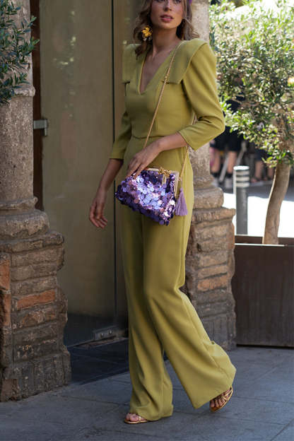 Sequin Chain Shoulder Crossbody Evening Bag-consonak