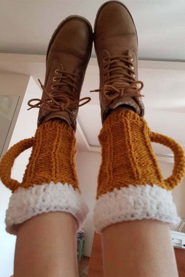 Beer Mug Socks Beer Leg Warmers Bavarian Leg Warmers-consonak