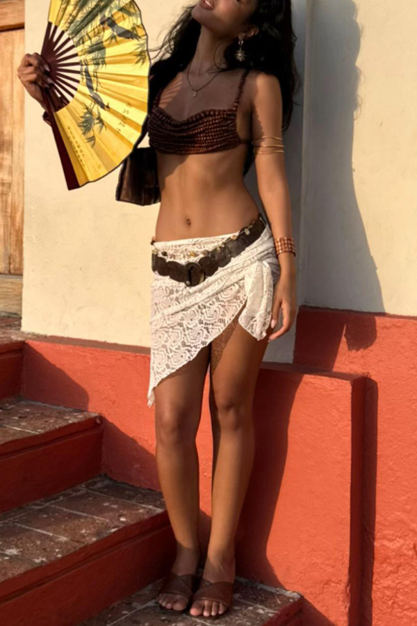 Sexy Handmade Beaded Bra for Summer Beach