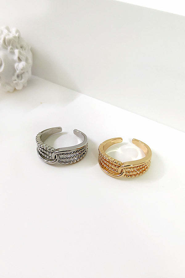 Retro Simple Double-layer Open Ring-consonak