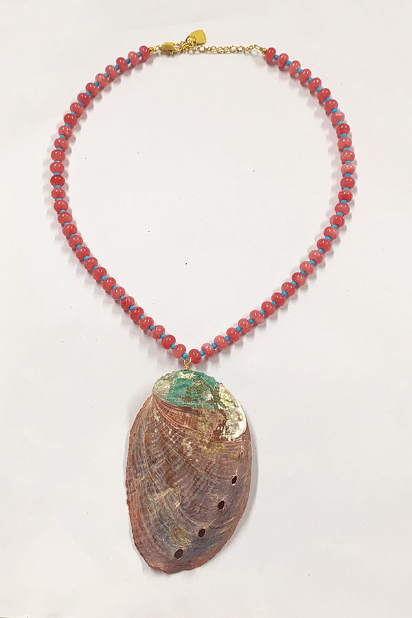 Ocean Style Natural Shell Necklace-consonak