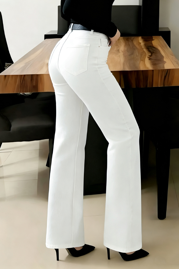 Stylish High-waisted Pockets Casual Women's Jeans-consonak