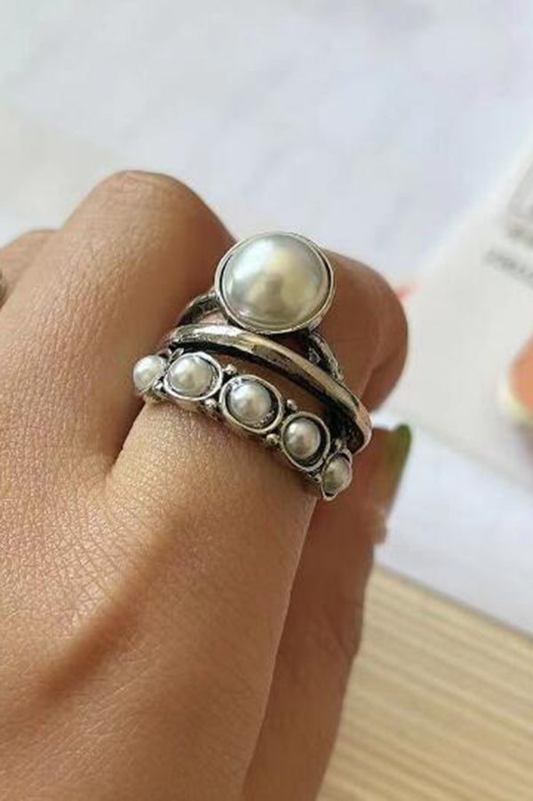 Vintage Pearl Open Ring-consonak