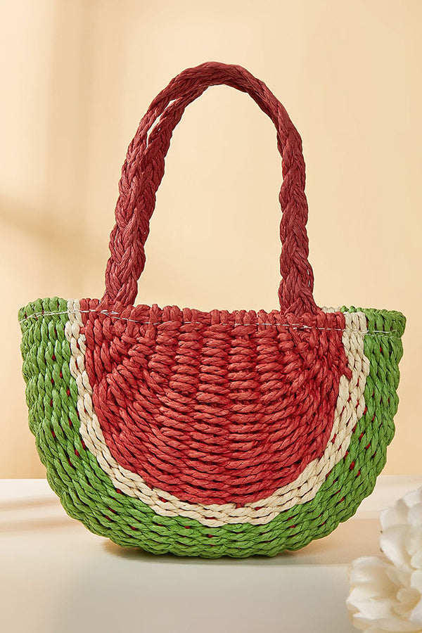 Cute Holiday Fruit Shaped Braided Bag-consonak