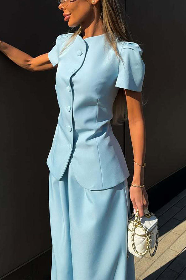 Monaco Sculpted Silhouette Co-ord Set-Consonak
