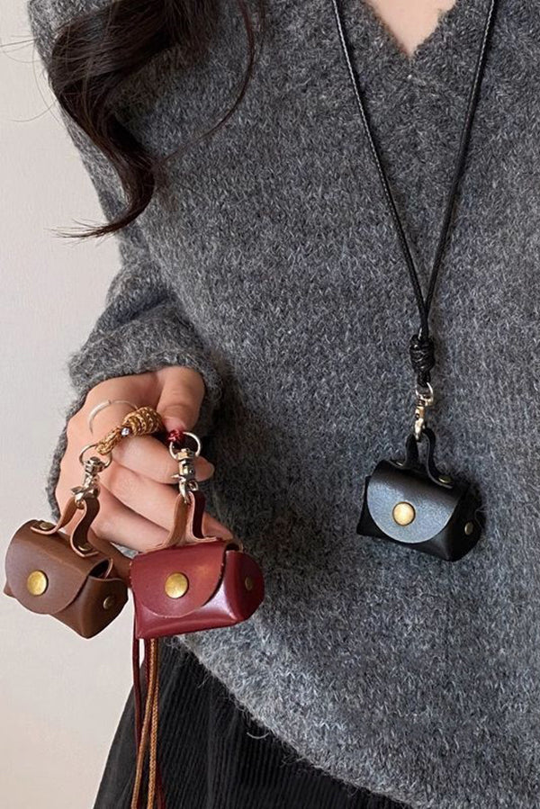 Small and Cute Pendant Storage Bag Necklace-consonak