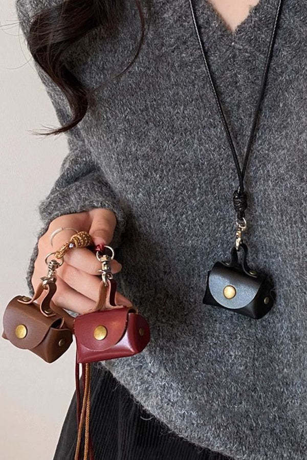 Small and Cute Pendant Storage Bag Necklace-consonak