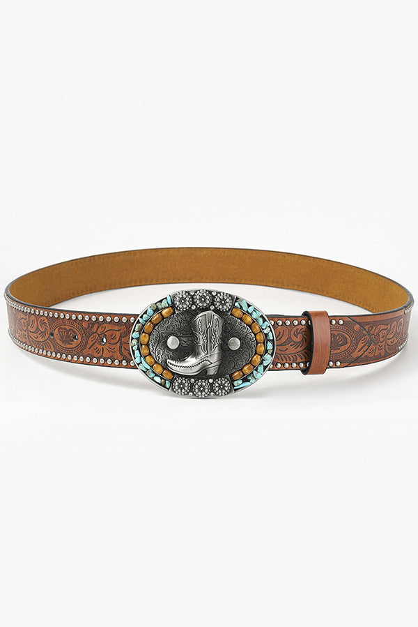 Bohemian Ethnic Style Retro Pattern Belt-consonak