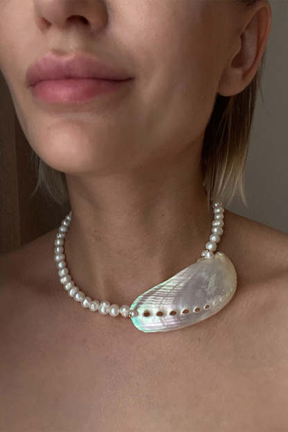 Ocean Style Natural Shell Necklace-consonak