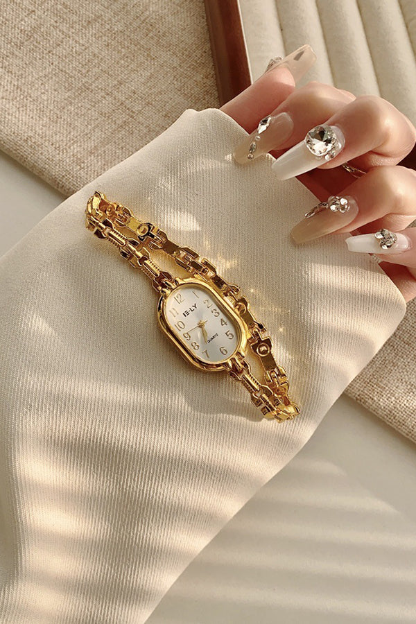 Light Luxury Quartz Gold Vintage Watch | Consonak