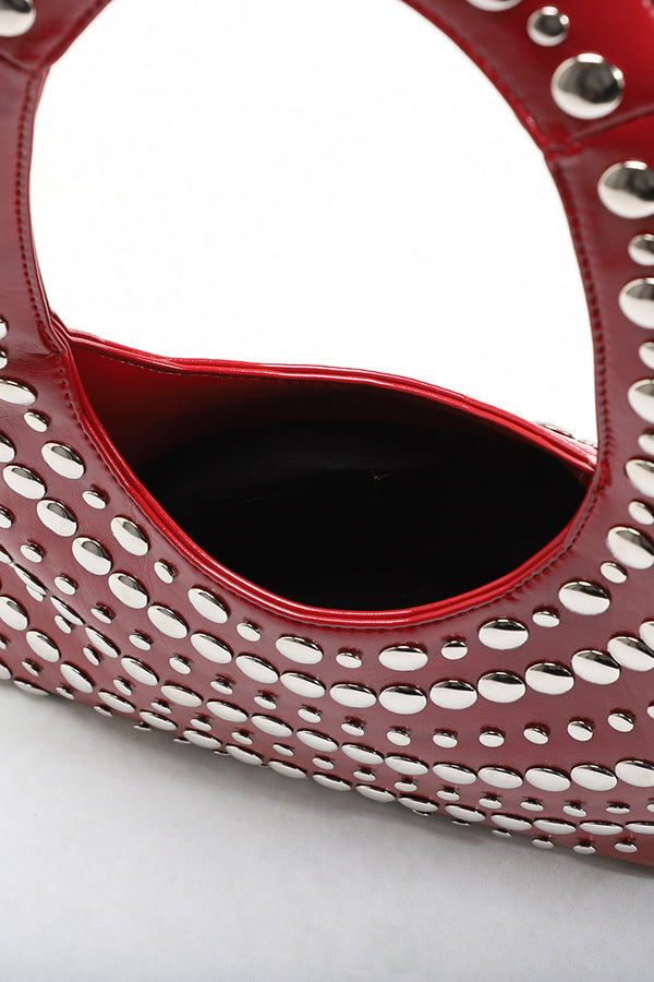 Punk Rivet Fashion Shoulder Bag-consonak