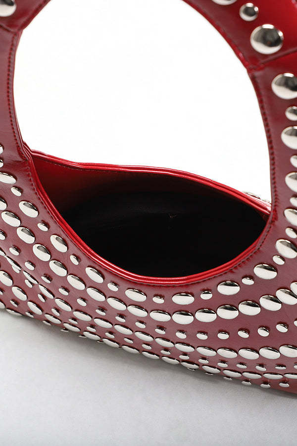 Punk Rivet Fashion Shoulder Bag-consonak