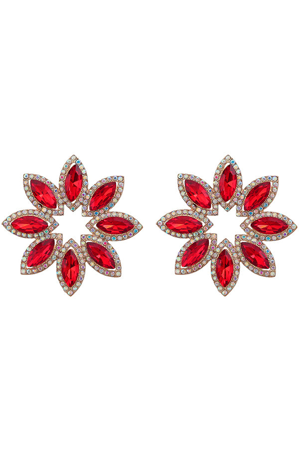  colour Floral Earrings-consonak