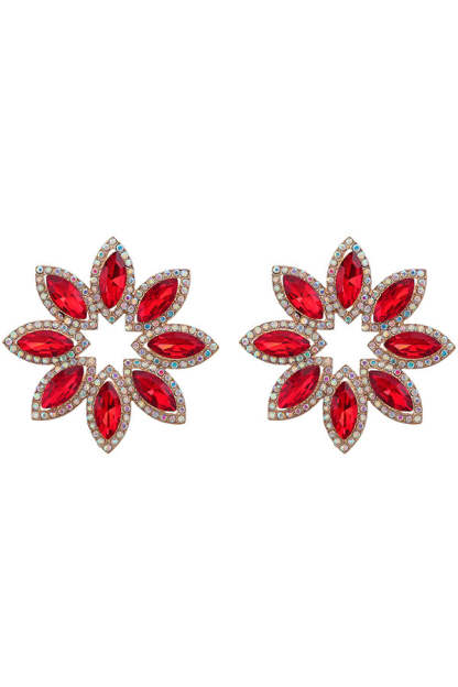  colour Floral Earrings-consonak