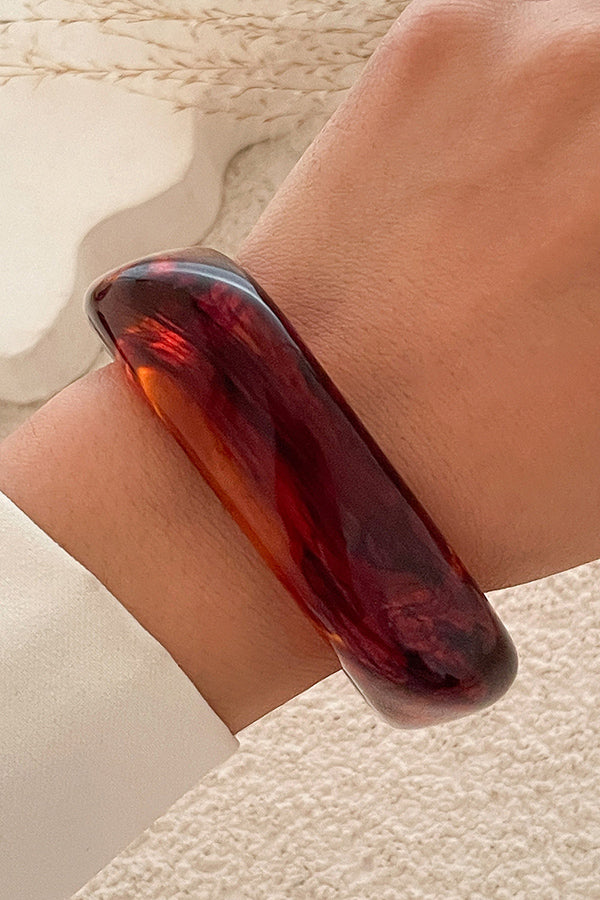Simple Irregular Geometric Shape Acrylic Bracelet-consonak