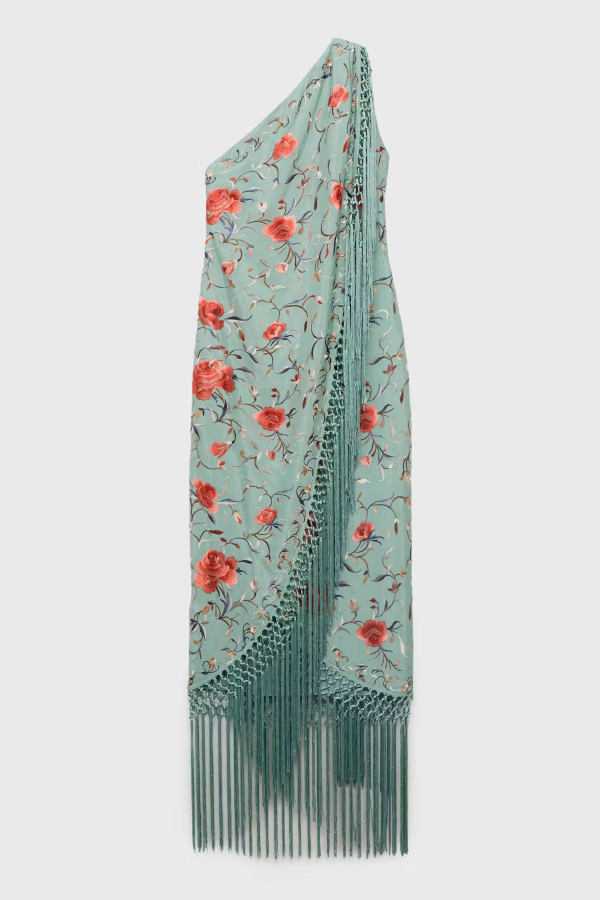 Floral Print Halter Neck Sleeveless Elegant Tassel Maxi Dress | Consonak