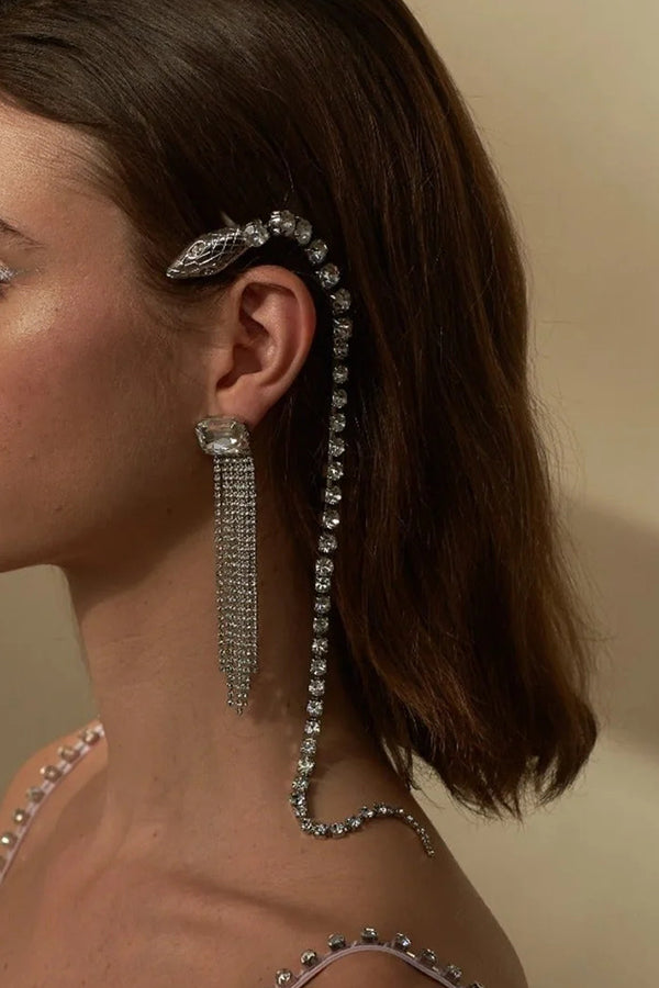 Fashionable Rhinestone Snake Chain Hair Accessories | Consonak