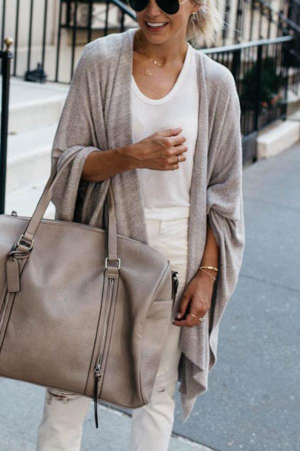 Freely Feeling Open Knit Cardigan-consonak