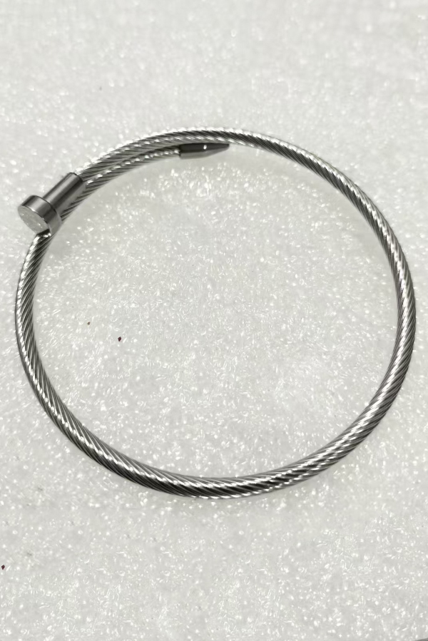 Stylish Stainless Steel Nail-shaped Bracelet