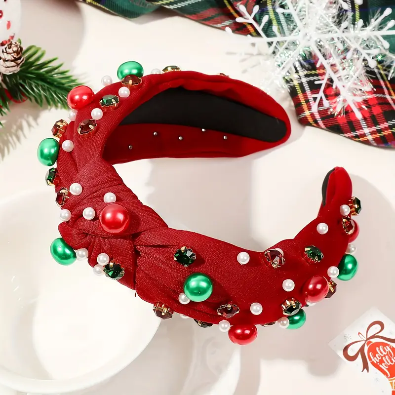Christmas Pearl Headband | Consonak