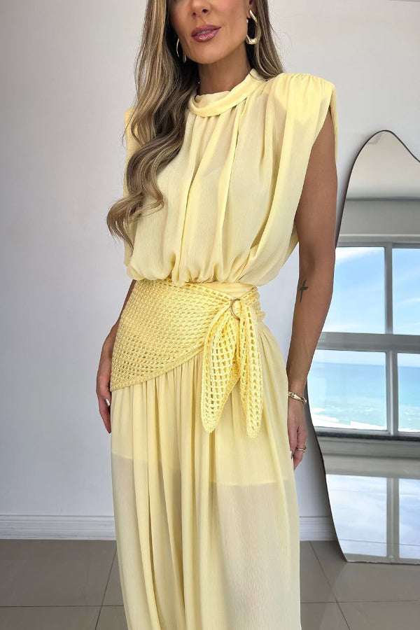 Creative Ideal Choice Knitted Cutout Triangle Scarf-consonak