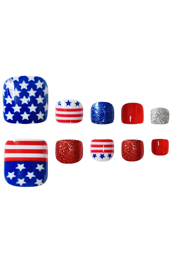 Independence Day Pattern Fashion Nail Art-consonak