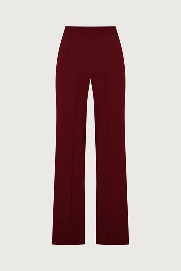 Vita Mesh Patchwork High Neck Wide Sleeve Bodysuit and High Rise Pocket Slit Pants Set-consonak