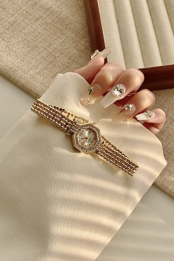 Light Luxury Quartz Gold Vintage Watch | Consonak