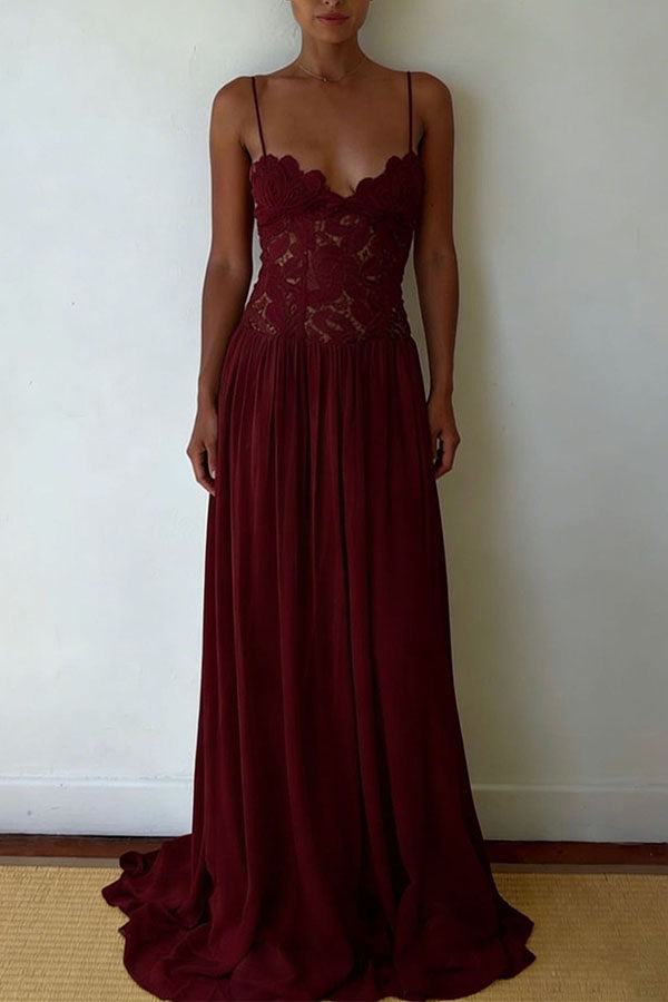 Amelie Lace Bustier Dress-Consonak
