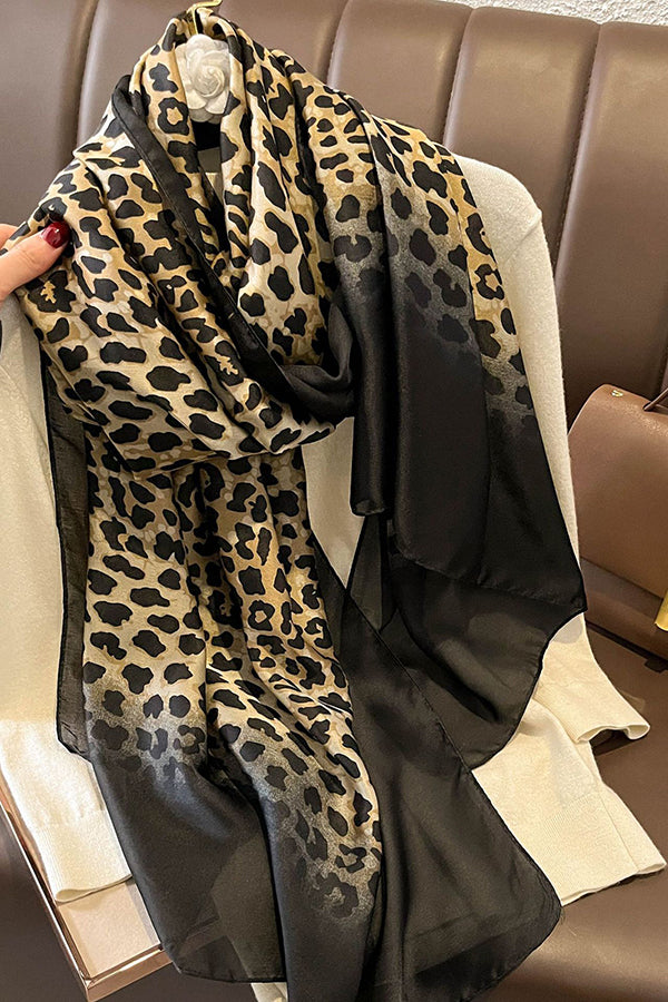 Elegant Imitation Silk Oversized Shawl Scarf-consonak